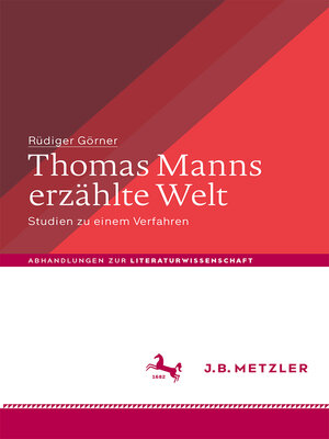 cover image of Thomas Manns erzählte Welt